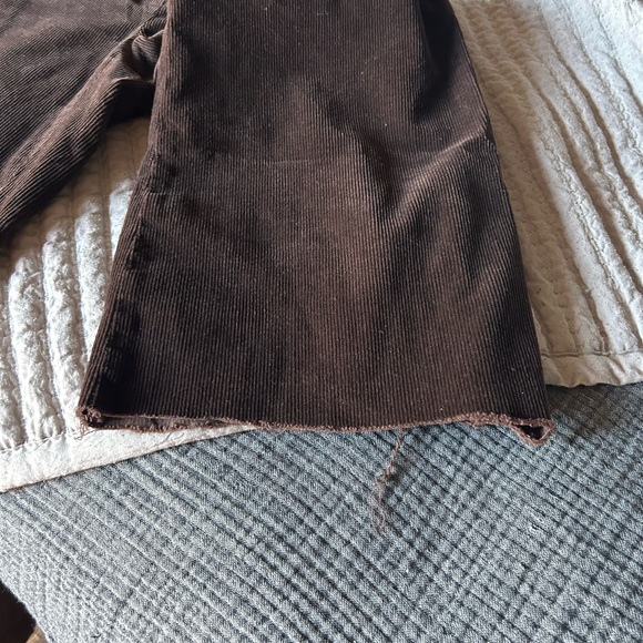 Cartonnier brown corduroy cutoff high rise size 0. - Picture 6 of 8